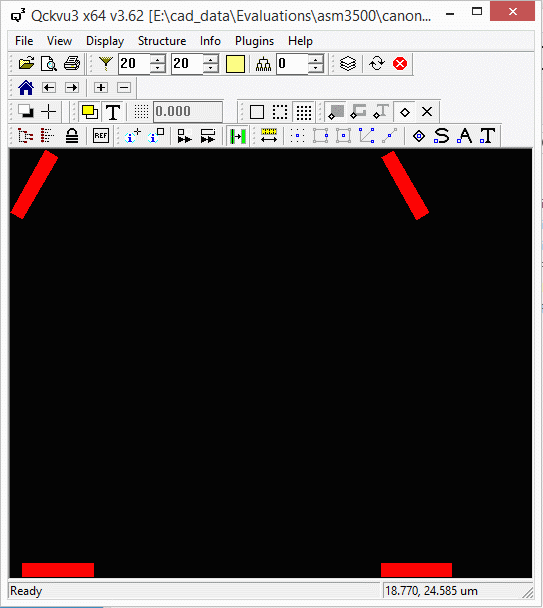 GDSII Test File for polygon perimeter calculation