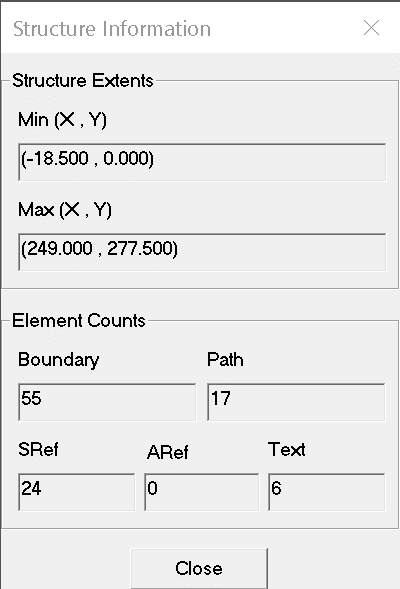 Info about the highlighted structure