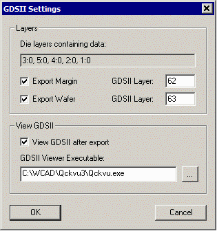 GDSII Settings Dialog