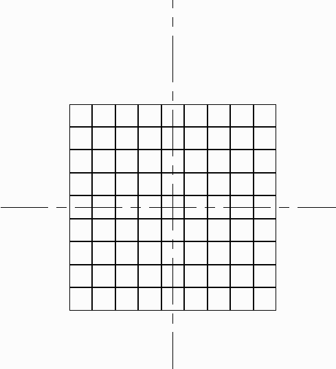 die centered array