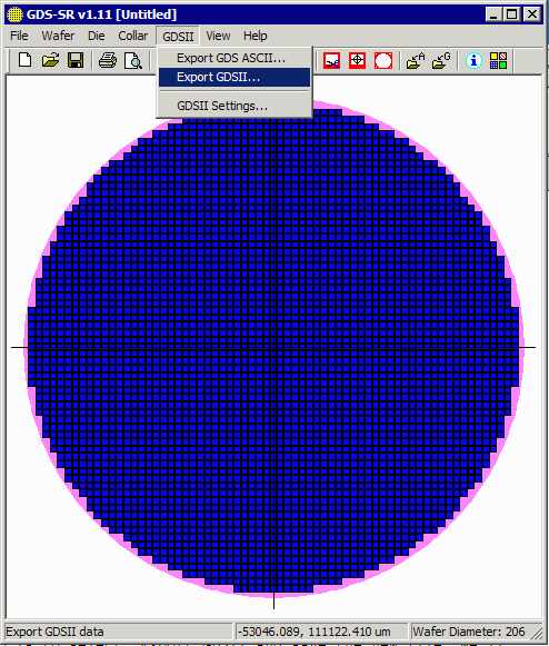 GDS_SR stepping parameters