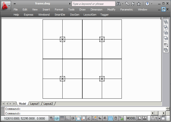 autocad construction layer