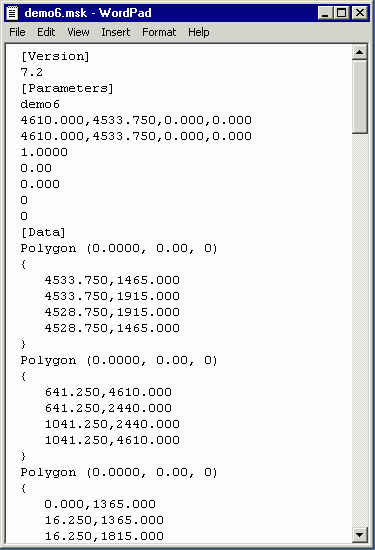 View of MSK File 