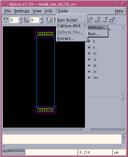 Setting up the Calibre RVE Interface