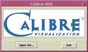 Calibre RVE's Opening Dialog