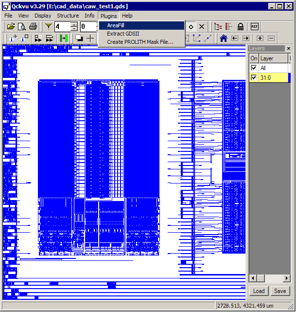 Area Fill Drop Down