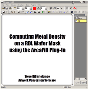 Link to Flash Demo for Wafer RDL Density Computation