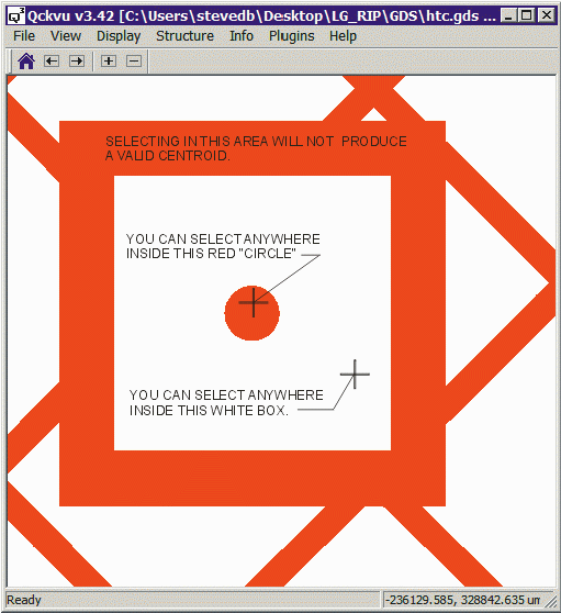 locations where you can pick to find the centroid