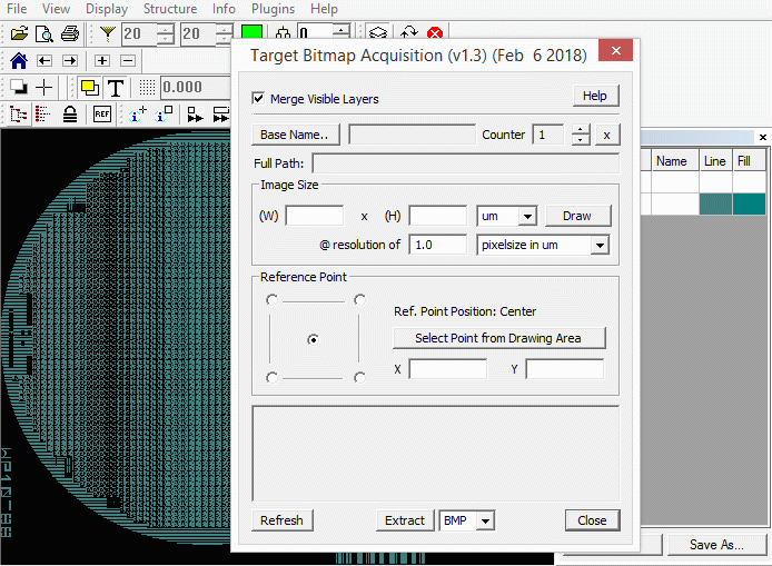 The Target Bitmap Acquisition plug-in makes it easy to extract bitmaps of targets and alignment marks for inspection equipment.