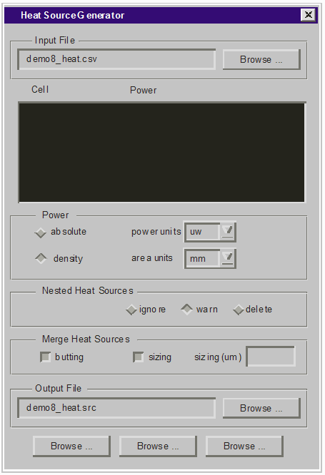 heat source plug-in dialog