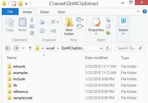 QISMLib Installation folder QISMLib Installation folder