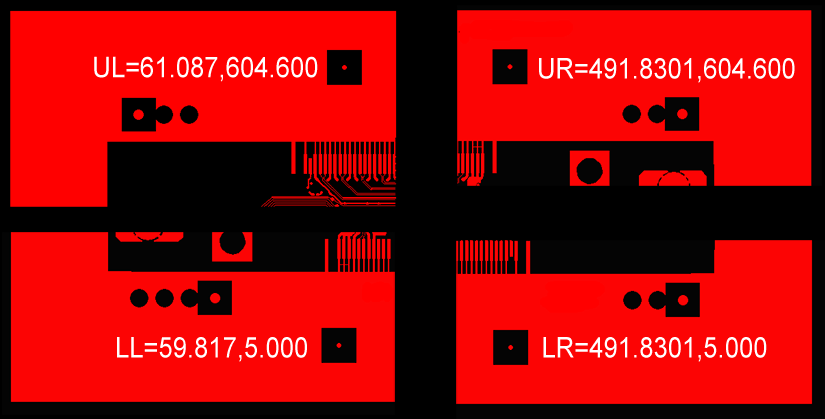 alignment mark coords from CAD