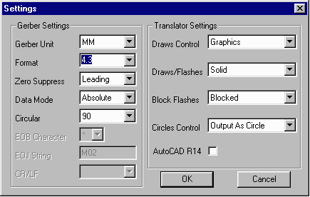 updated GBR2DXF Settings Window to refleect format = 4.3