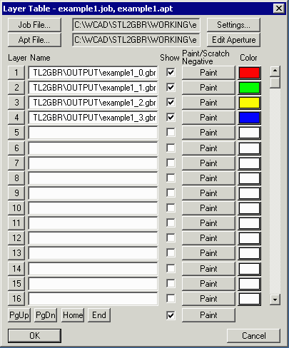 GBRVU Layer Dialog