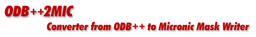 ODB++ to MIC web page header