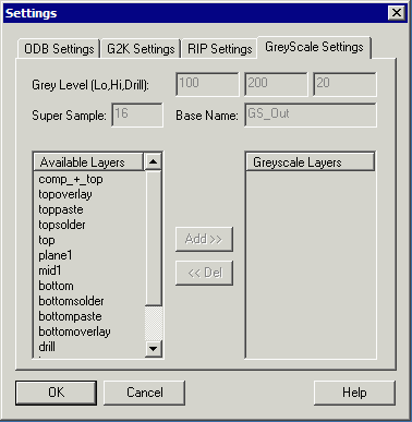 GreyScale Settings