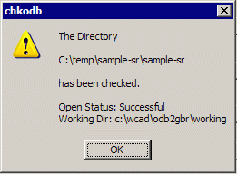 CheckODB success