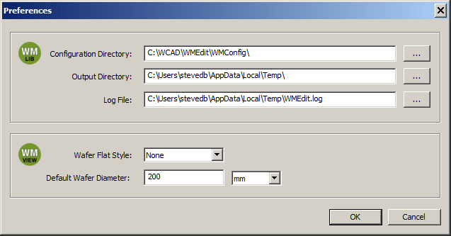 Preferences Dialog