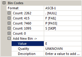 Adding a new Bin Code