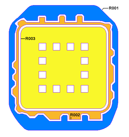 example of multiple rings with cutouts