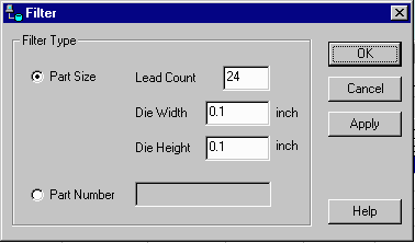 filt values