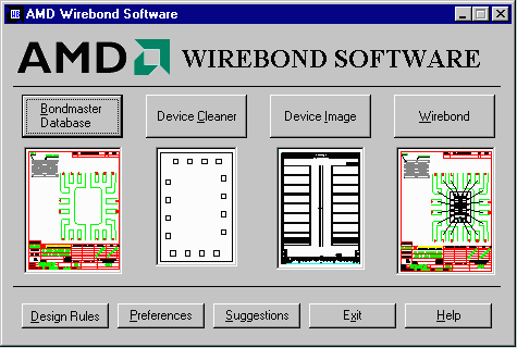 screenshot of main menu: amd_wb.gif