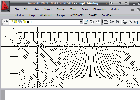 Most Leadframes are drawn using Lines and Arcs