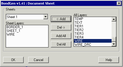 Sheet 1 layer assignments