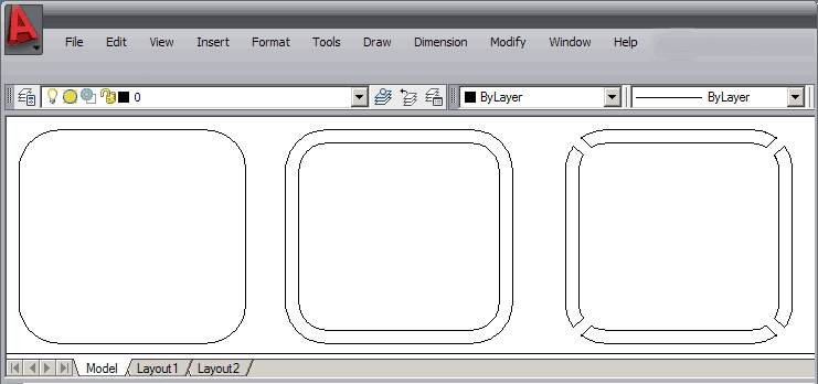 there are several different ways of drawing rings or paddles