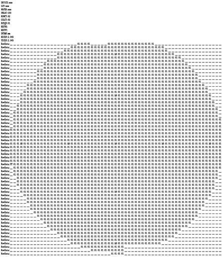 snapshot of a SINF formatted wafer map