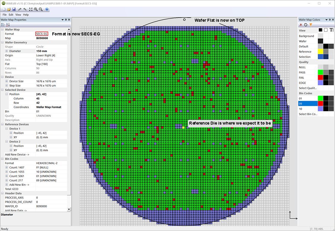 The resulting SECS-EG file