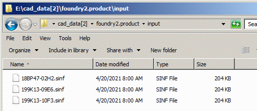 the input directory - it should only contain the map files to be converted and sliced. Nothing else.