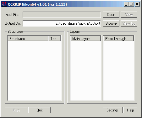 QckRip main dialog