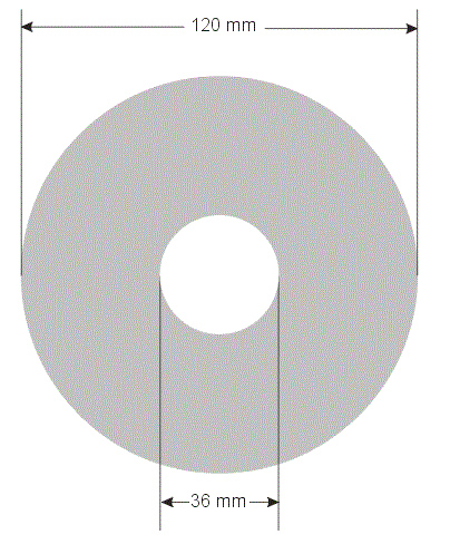 image area on disk