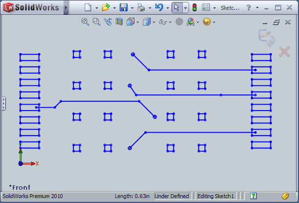 DXF imported into 2D sketch